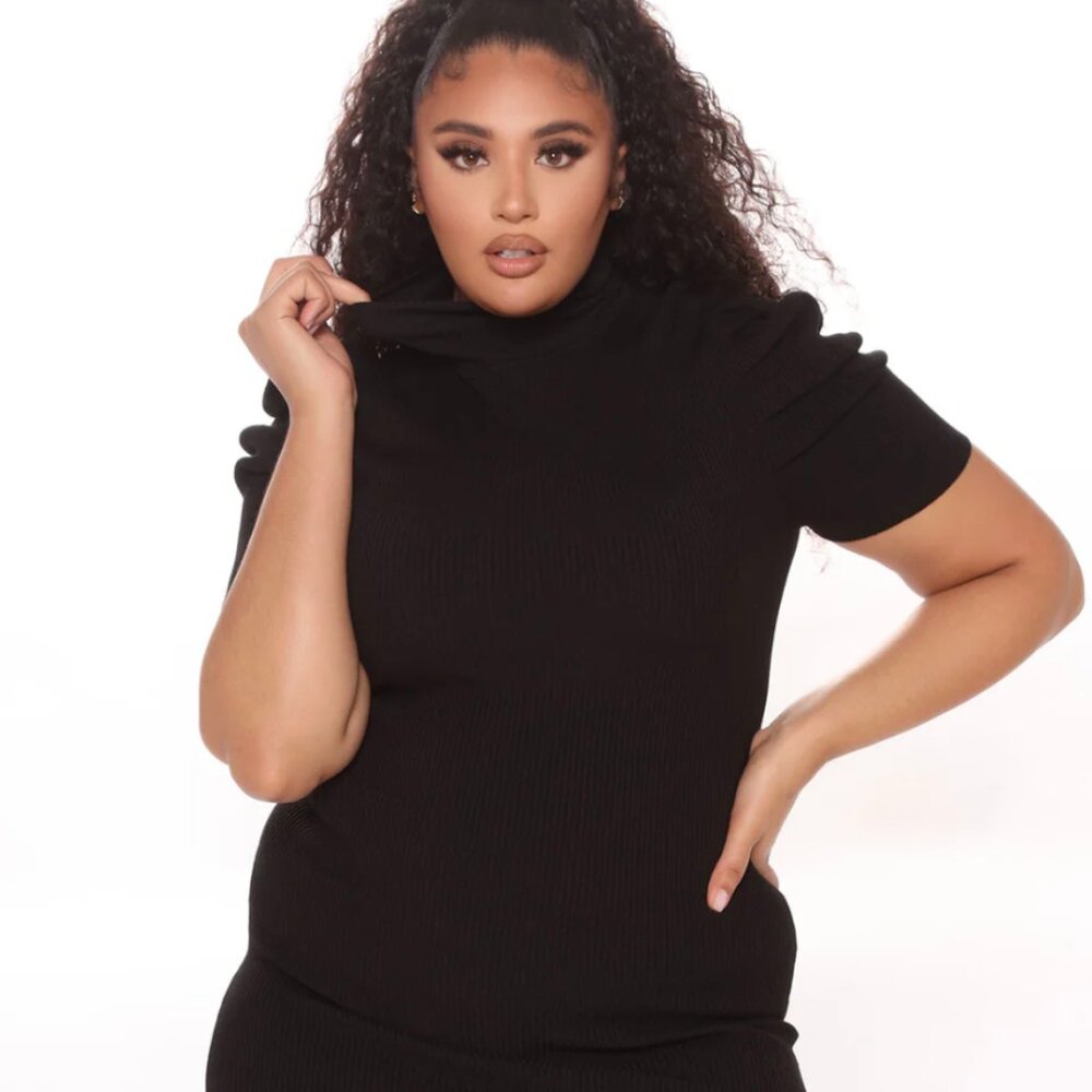 NWT Fashion Nova Mallory Sweater Midi Dress 3XL